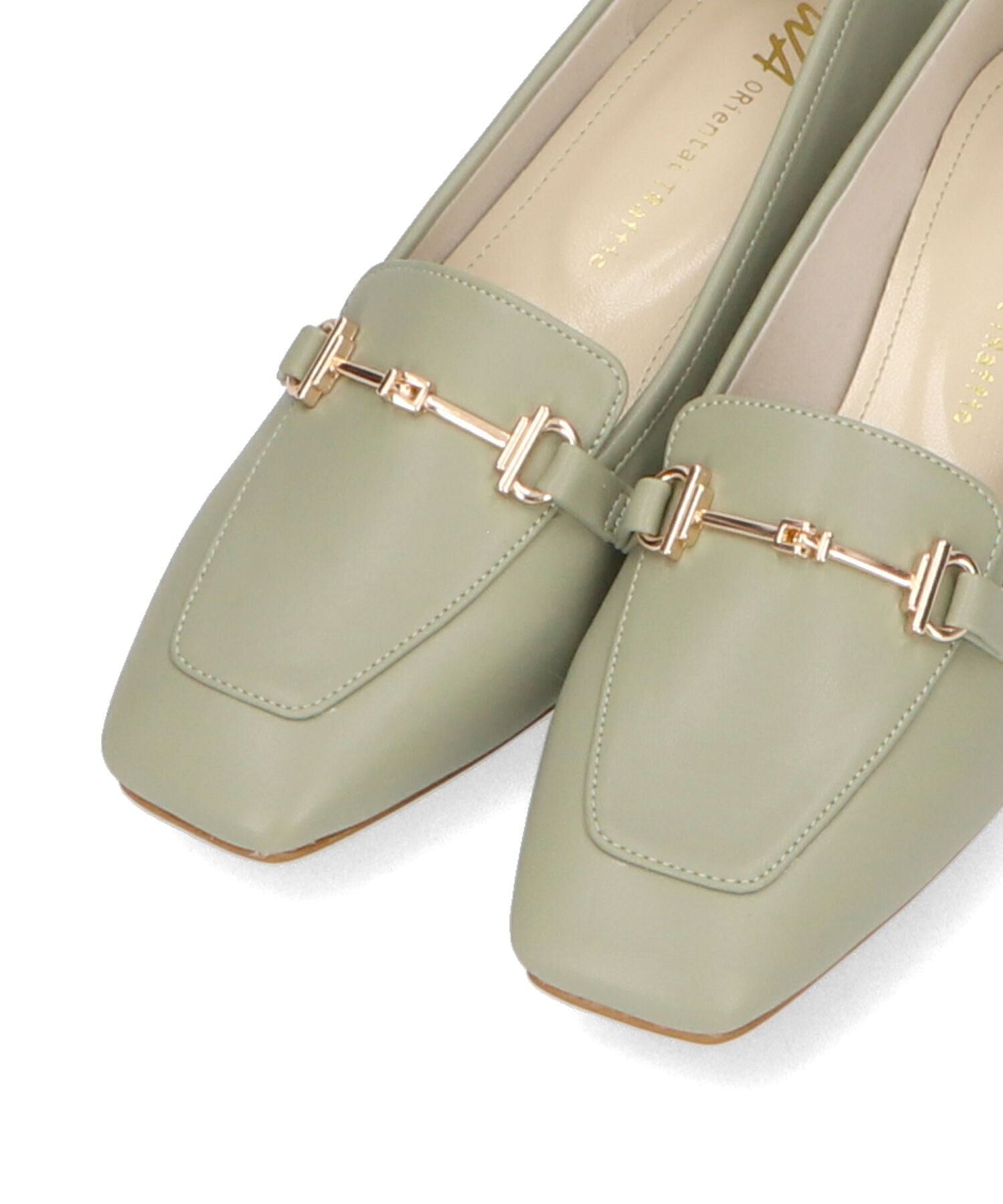 WA Oriental TRaffic「メタリックラインビットヒールローファー/42301」|パンプス|