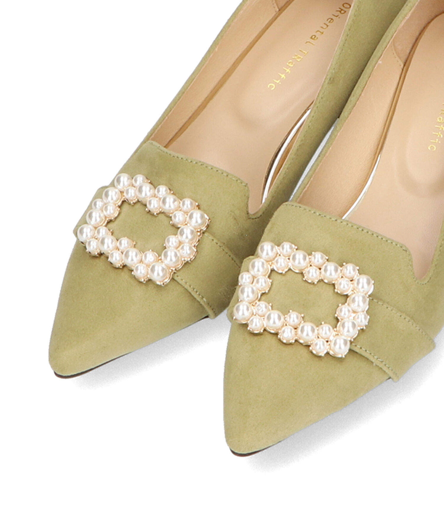 ORiental TRaffic「パール モチーフ ヒール オペラ パンプス /41312」|パンプス|