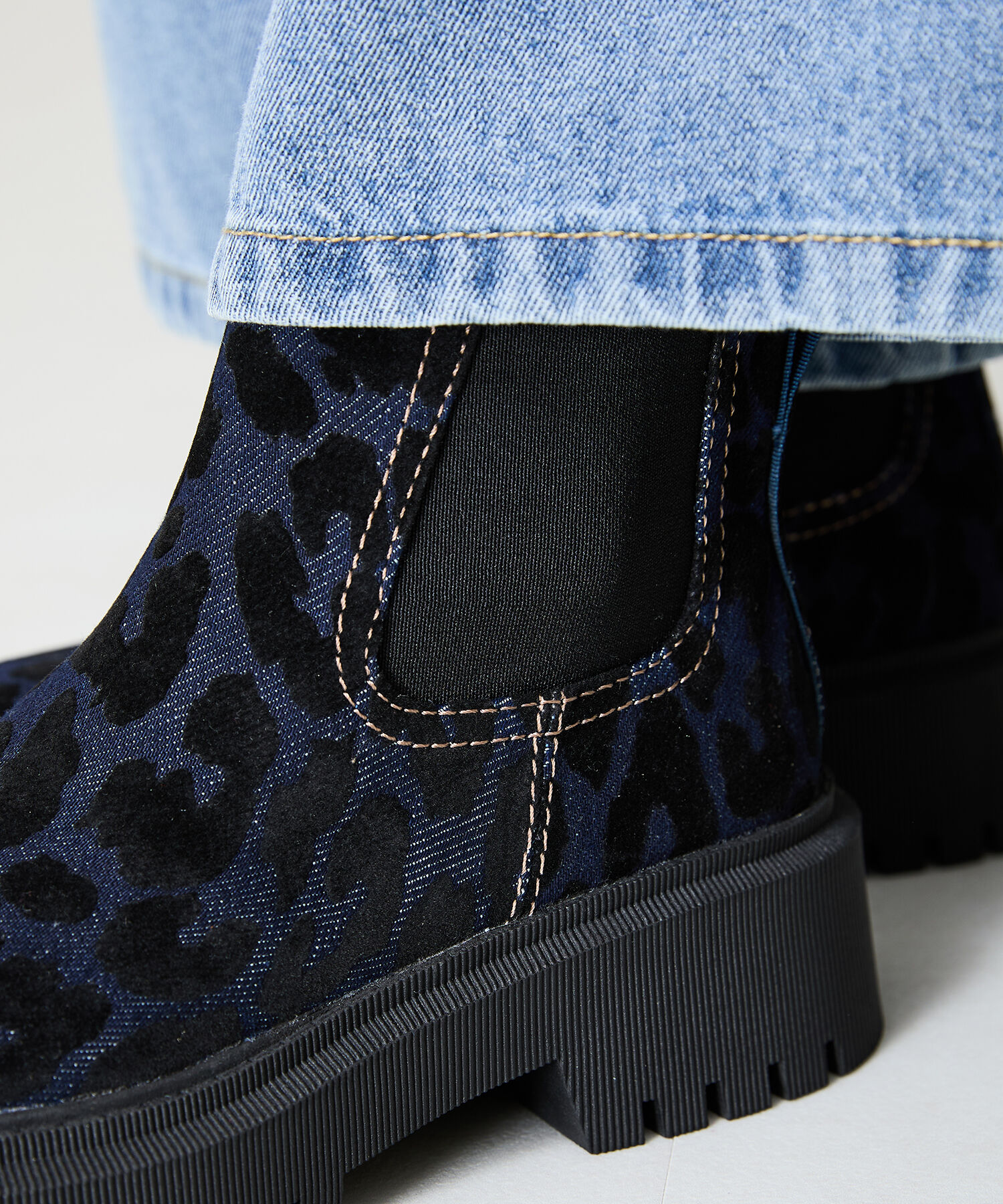 ORiental TRaffic「カラー ステッチ サイドゴア ブーツ /41408」|ショートブーツ|