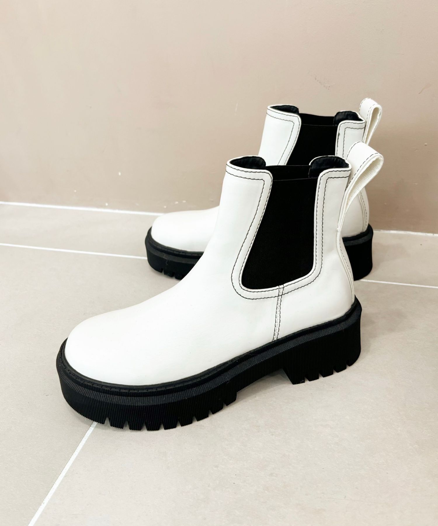 ORiental TRaffic「カラー ステッチ サイドゴア ブーツ /41408」|ショートブーツ|