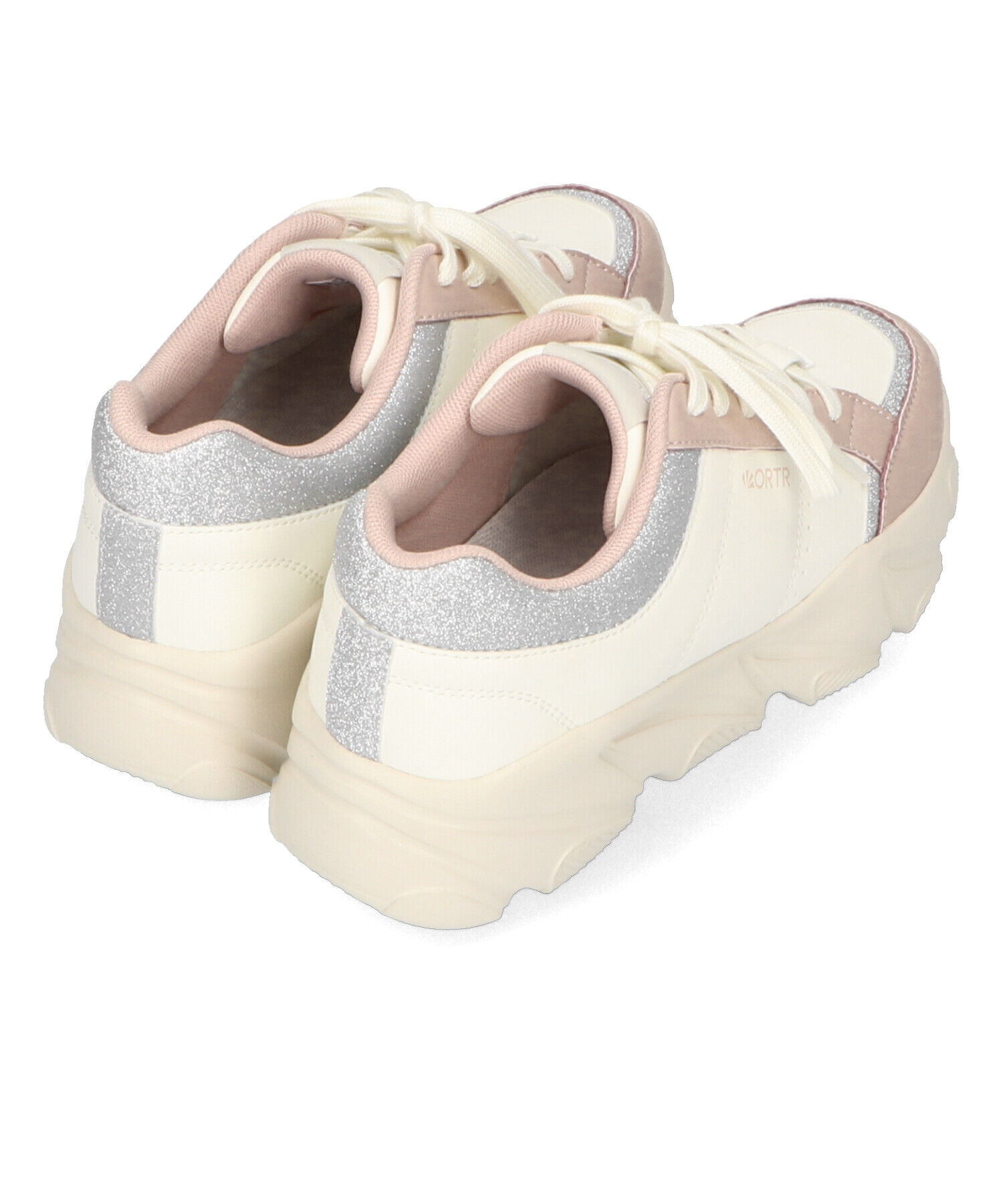 ORiental TRaffic「グリッター&times;スムース厚底スニーカー/OT3741」|スニーカー|