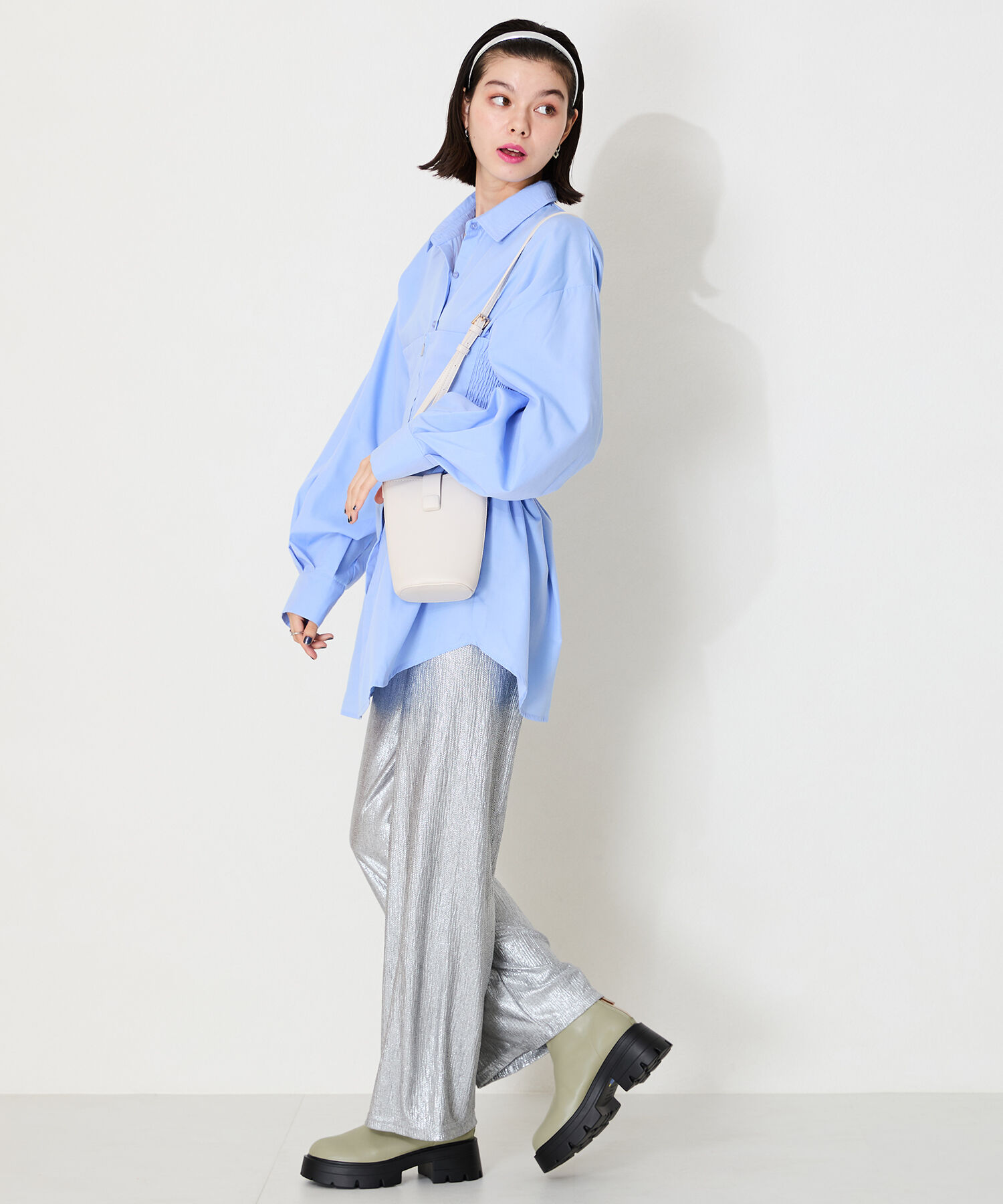 ORiental TRaffic「ソフト レザー 厚底 ショート ブーツ /41416」|ショートブーツ|