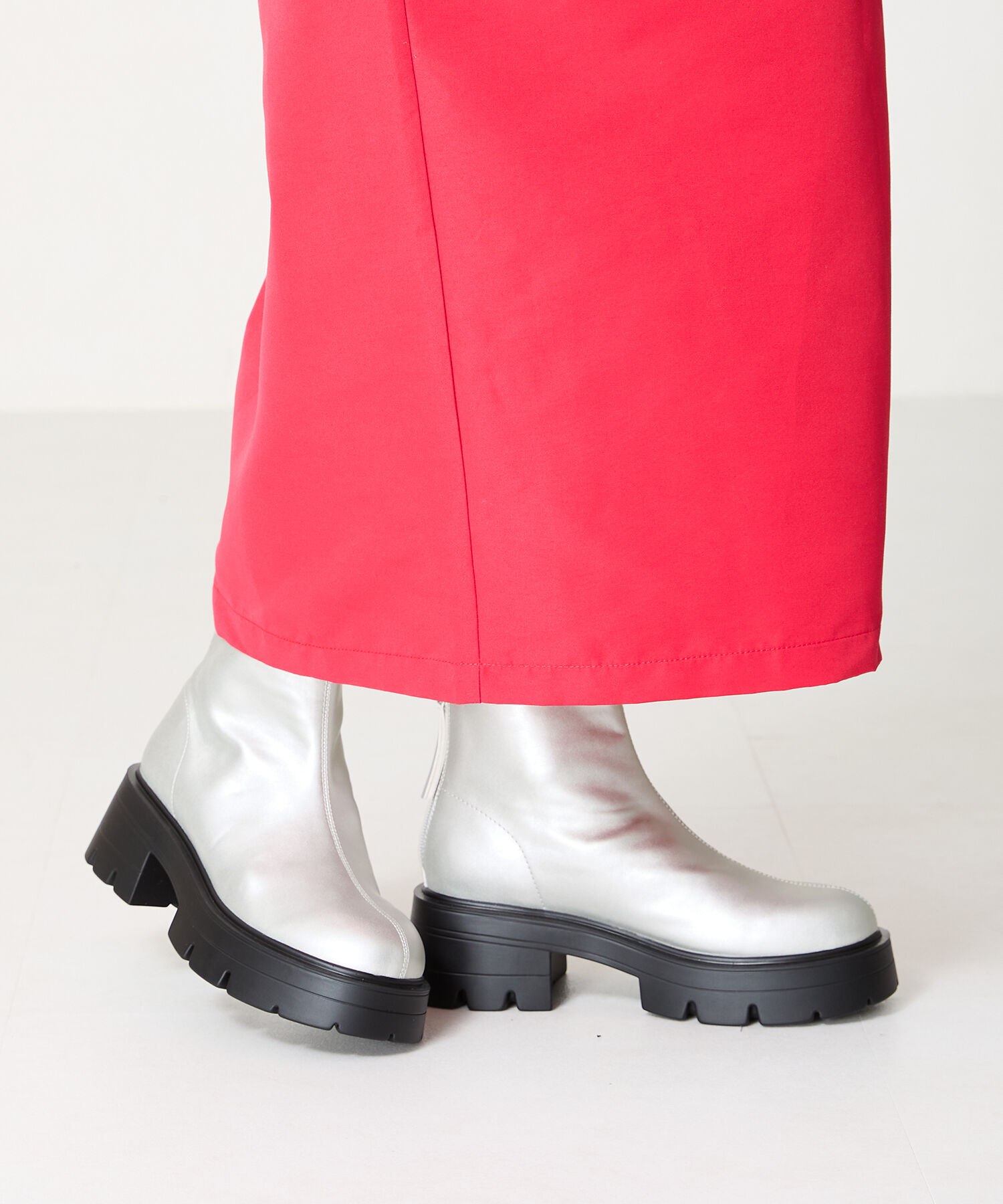 ORiental TRaffic「ソフト レザー 厚底 ショート ブーツ /41416」|ショートブーツ|