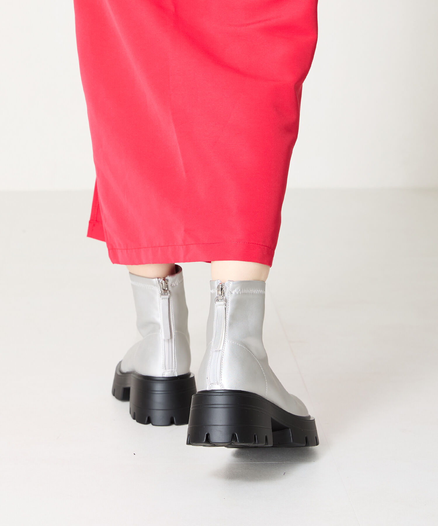 ORiental TRaffic「ソフト レザー 厚底 ショート ブーツ /41416」|ショートブーツ|