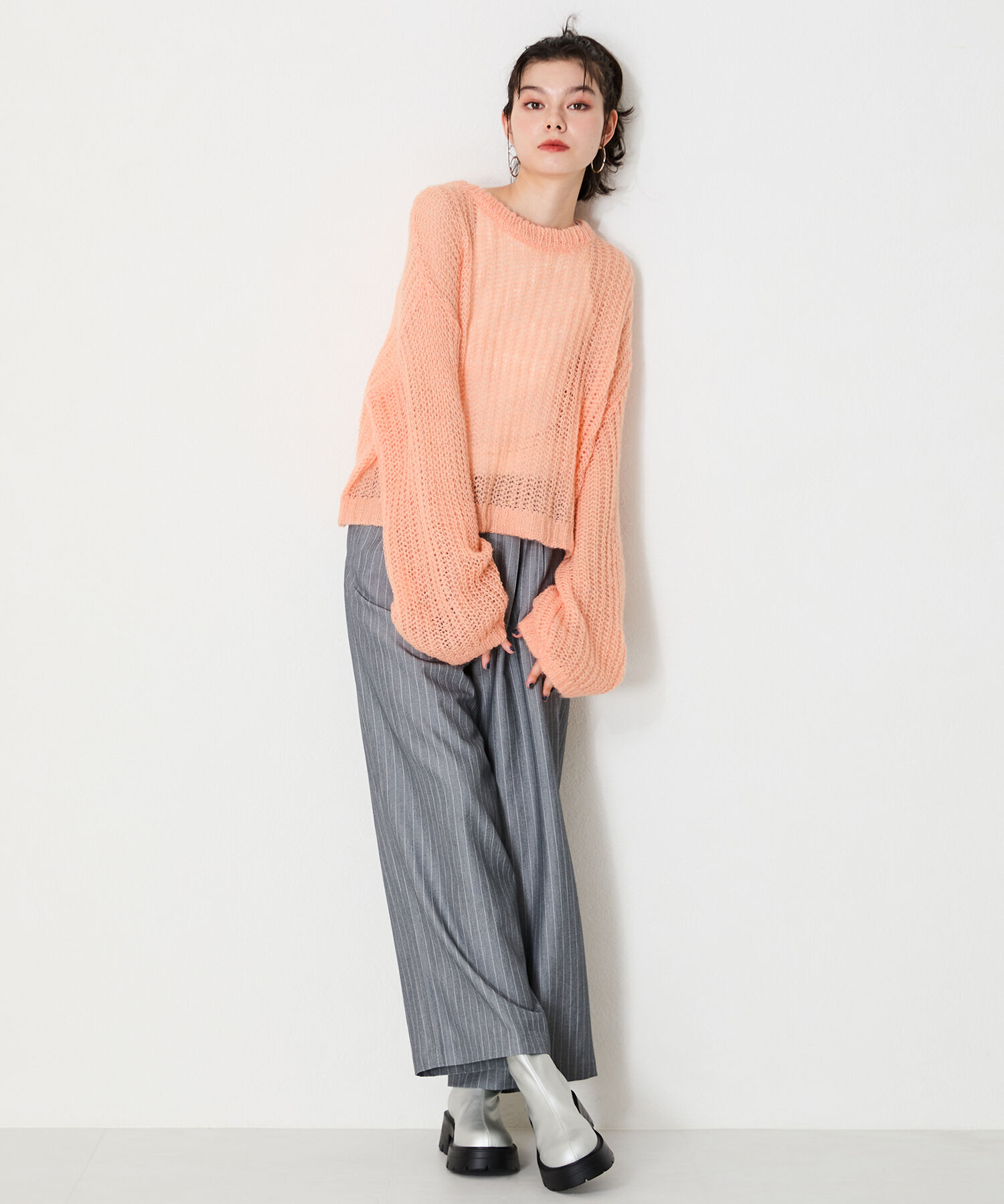 ORiental TRaffic「ソフト レザー 厚底 ショート ブーツ /41416」|ショートブーツ|