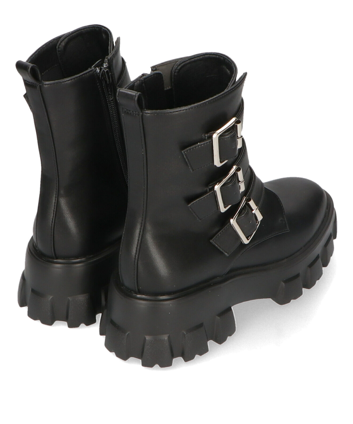 ORiental TRaffic「ジップ デザイン ベルト バックル ブーツ /41417」|ショートブーツ|