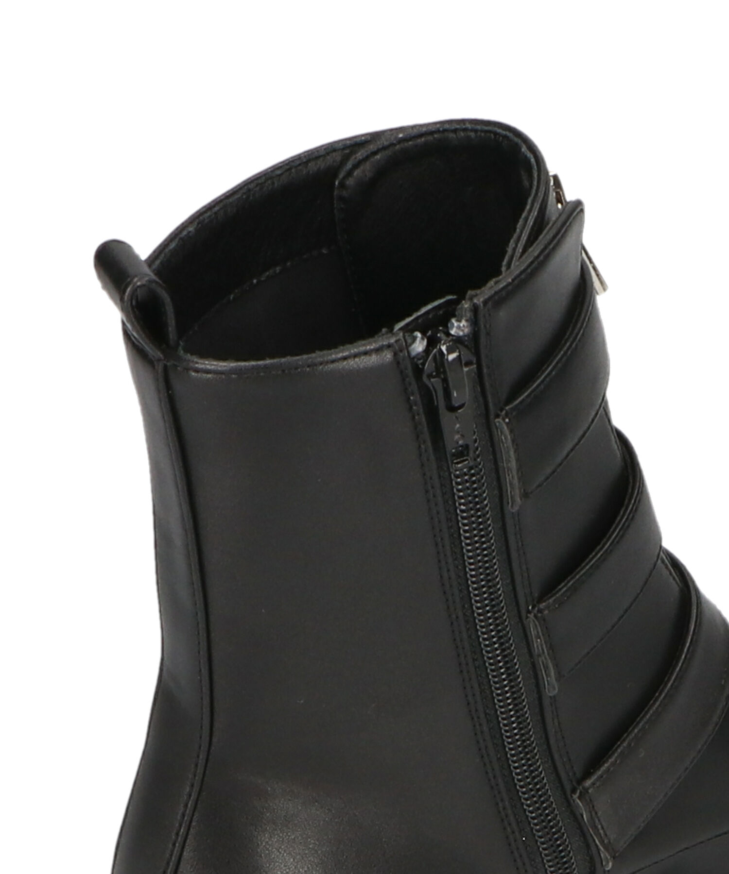 ORiental TRaffic「ジップ デザイン ベルト バックル ブーツ /41417」|ショートブーツ|