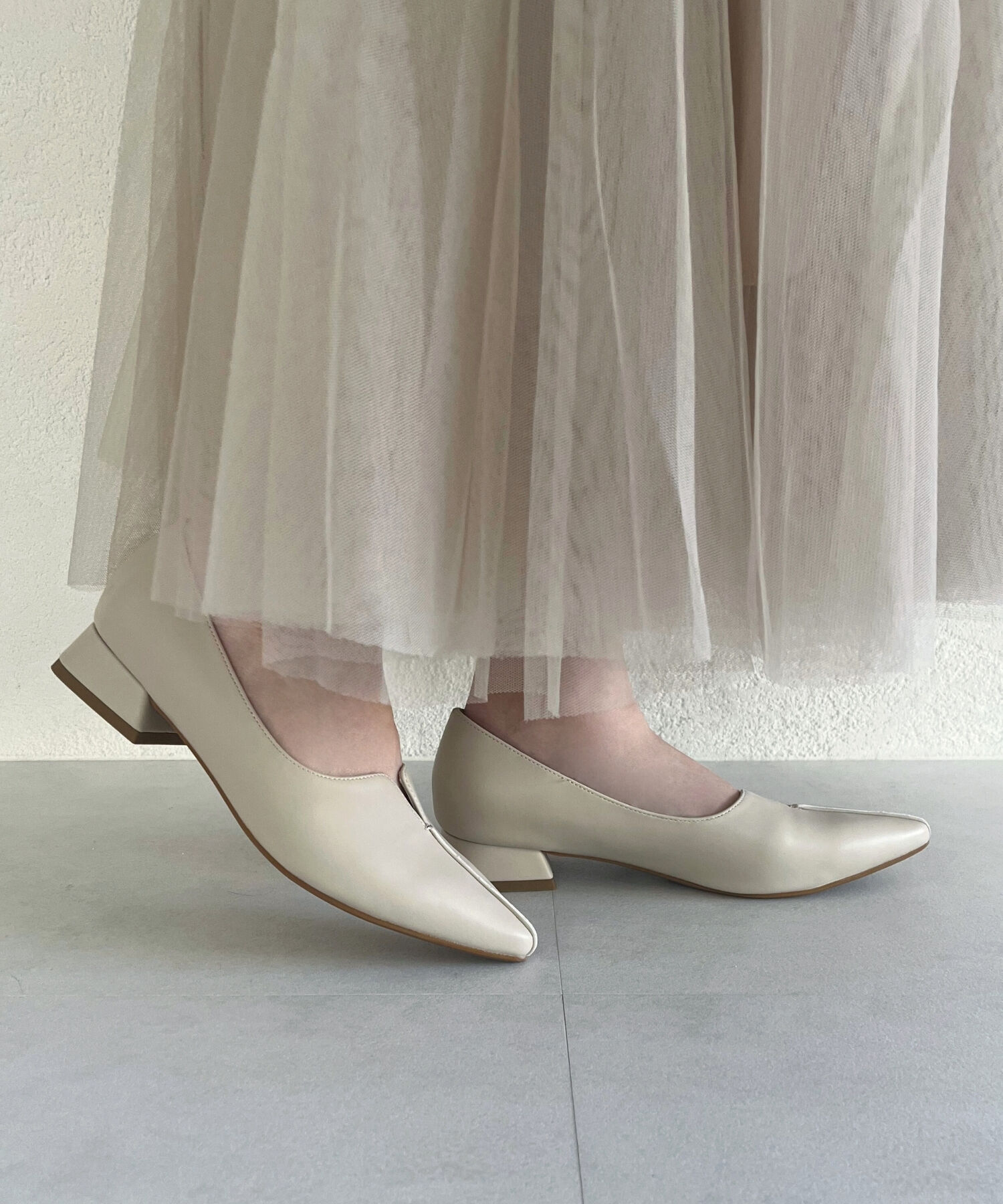 ORiental TRaffic「【WEB限定/累計2万足突破】フレア ヒール ポインテッドトゥ パンプス /45301 ヒール2.8ｃｍ 通勤靴 」|パンプス|