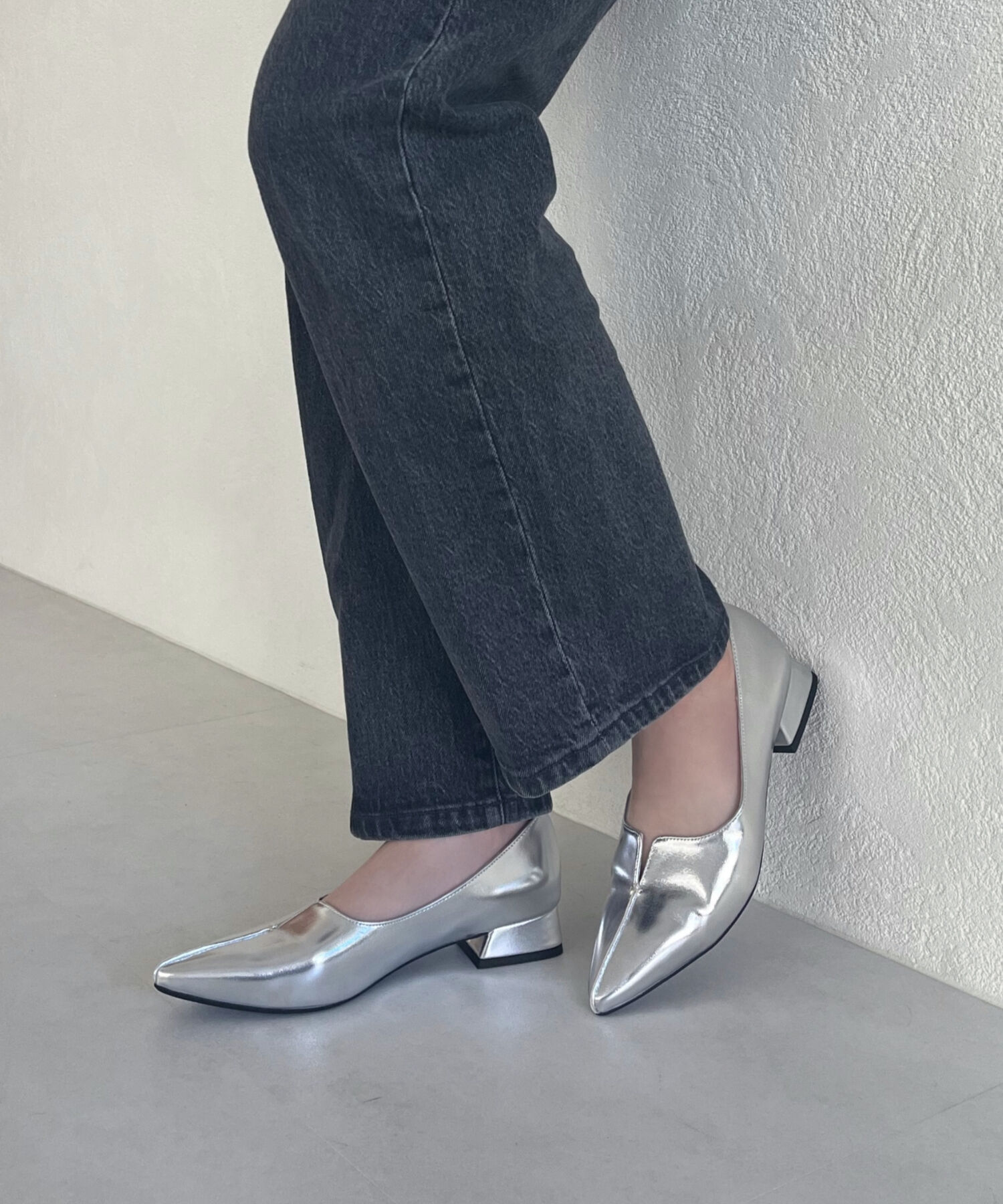 ORiental TRaffic「【WEB限定/累計2万足突破】フレア ヒール ポインテッドトゥ パンプス /45301 ヒール2.8ｃｍ 通勤靴 」|パンプス|