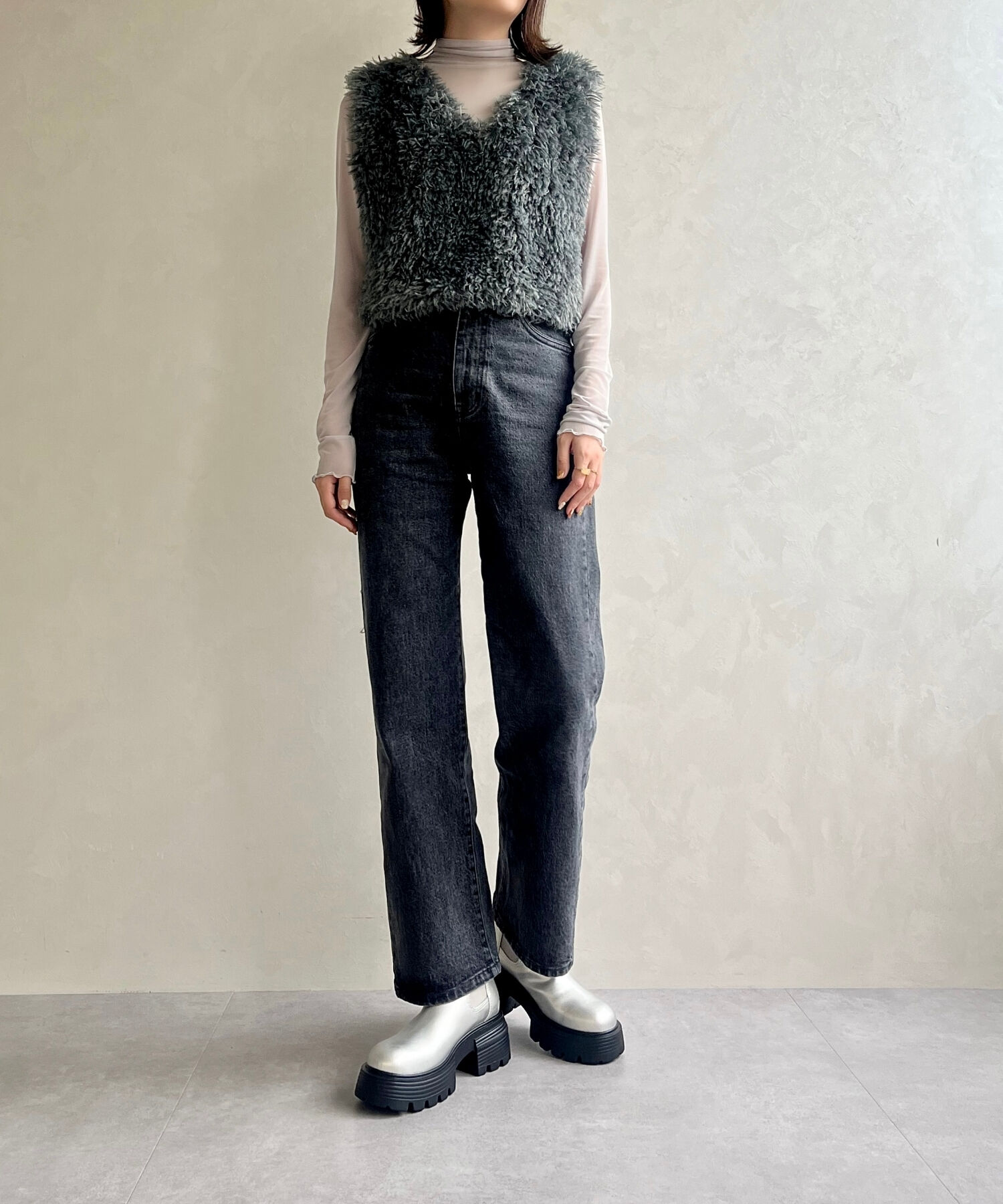 ORiental TRaffic「カラー ソール ショート ブーツ /45401」|ショートブーツ|