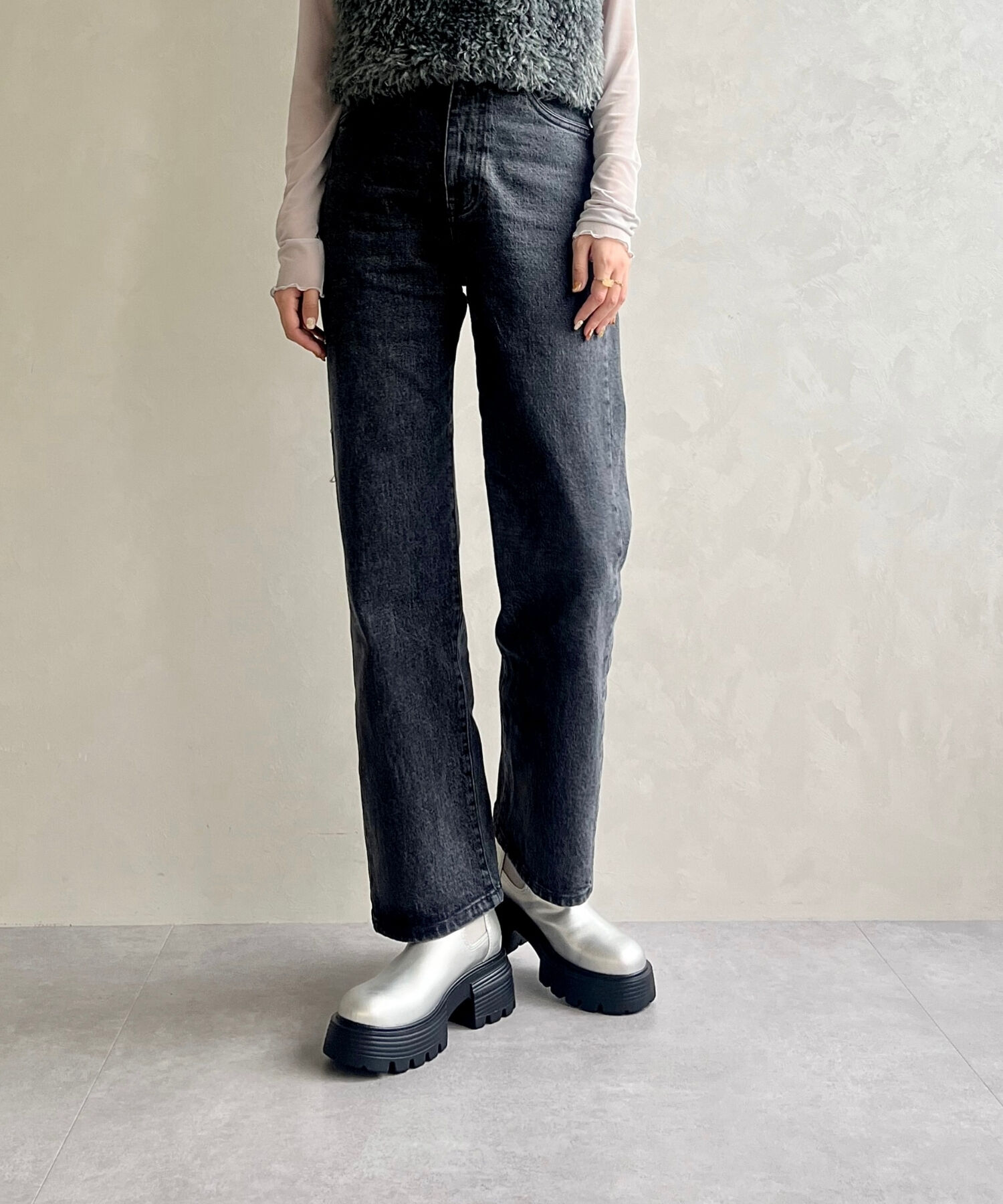 ORiental TRaffic「カラー ソール ショート ブーツ /45401」|ショートブーツ|