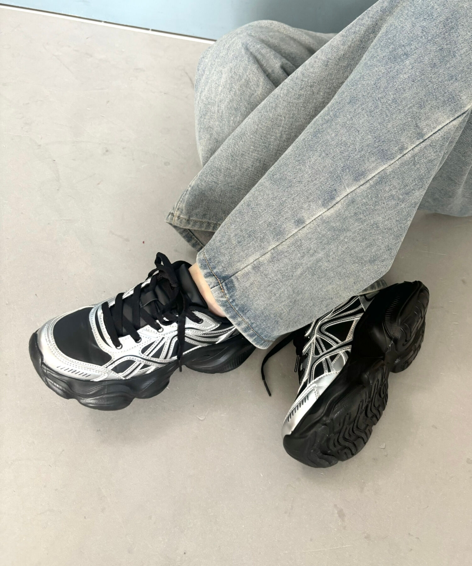 ORiental TRaffic「【アウトレット価格】ボリュームソールハイテクスニーカー/OT3747」|スニーカー|