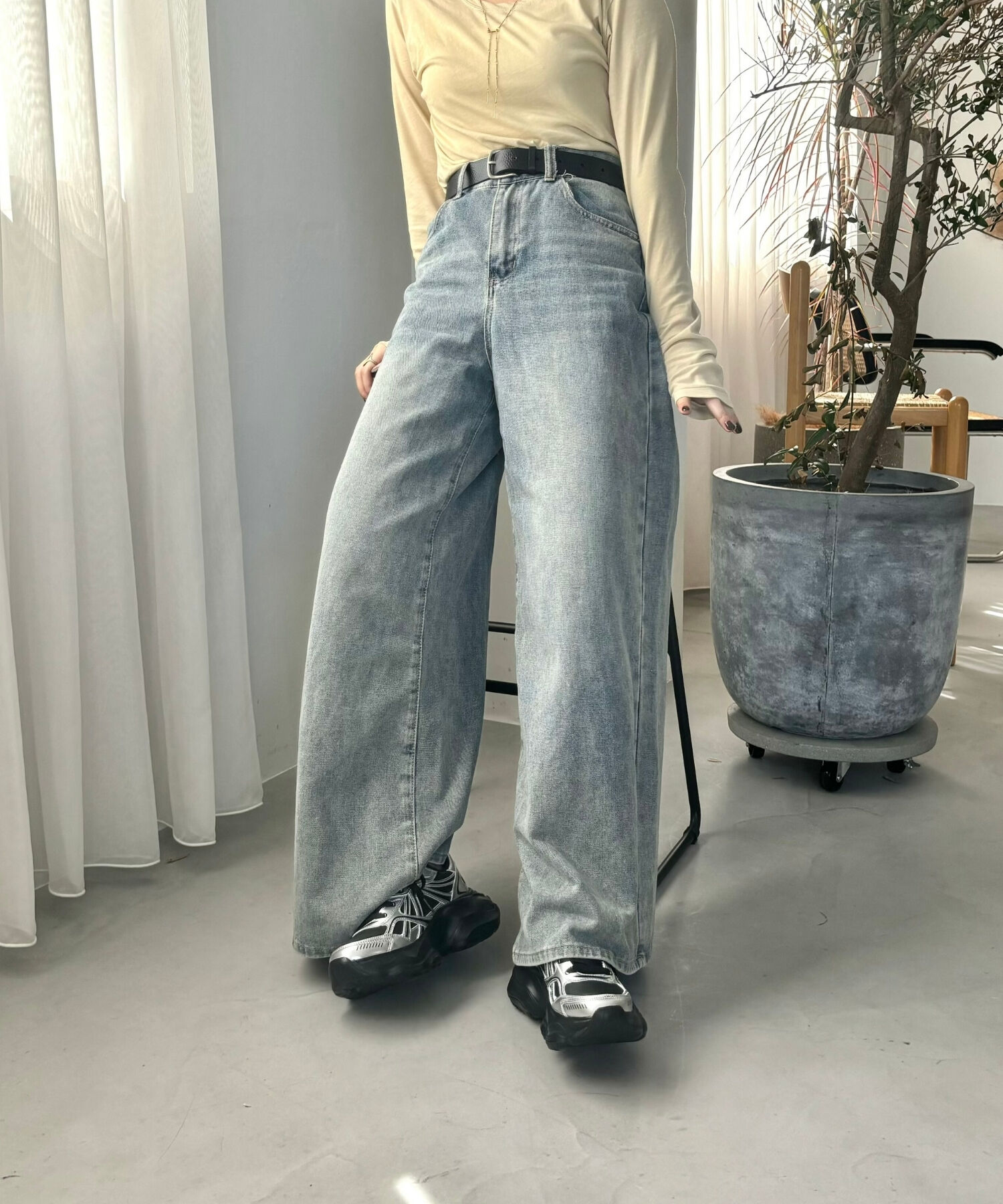 ORiental TRaffic「【アウトレット価格】ボリュームソールハイテクスニーカー/OT3747」|スニーカー|