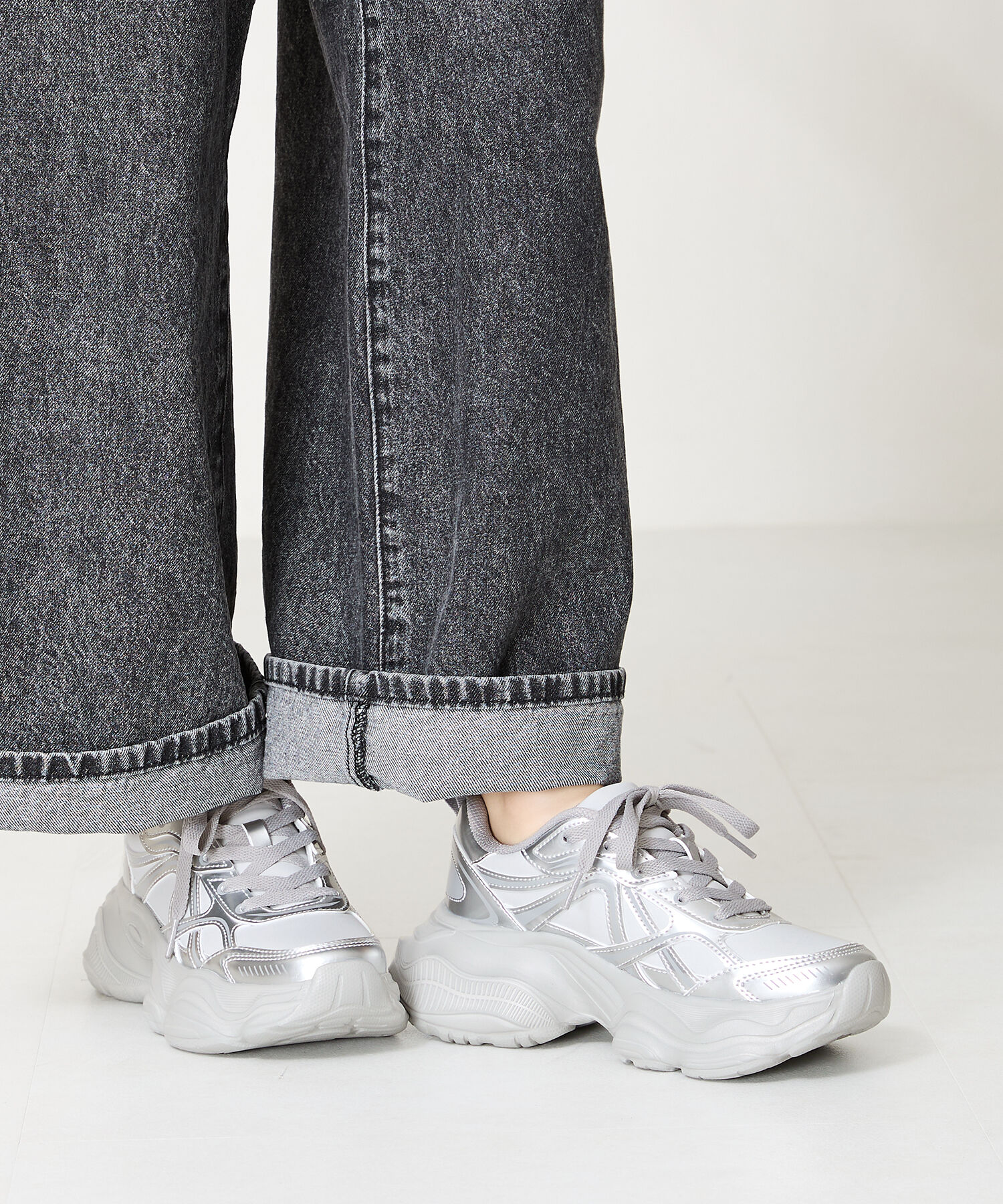 ORiental TRaffic「【アウトレット価格】ボリュームソールハイテクスニーカー/OT3747」|スニーカー|