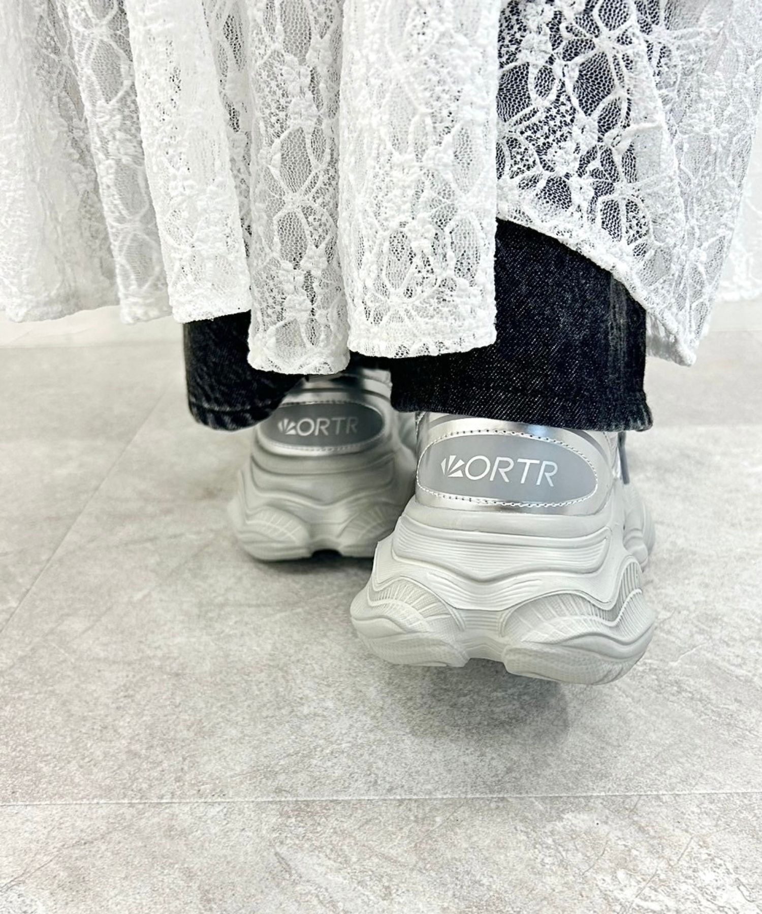 ORiental TRaffic「【アウトレット価格】ボリュームソールハイテクスニーカー/OT3747」|スニーカー|