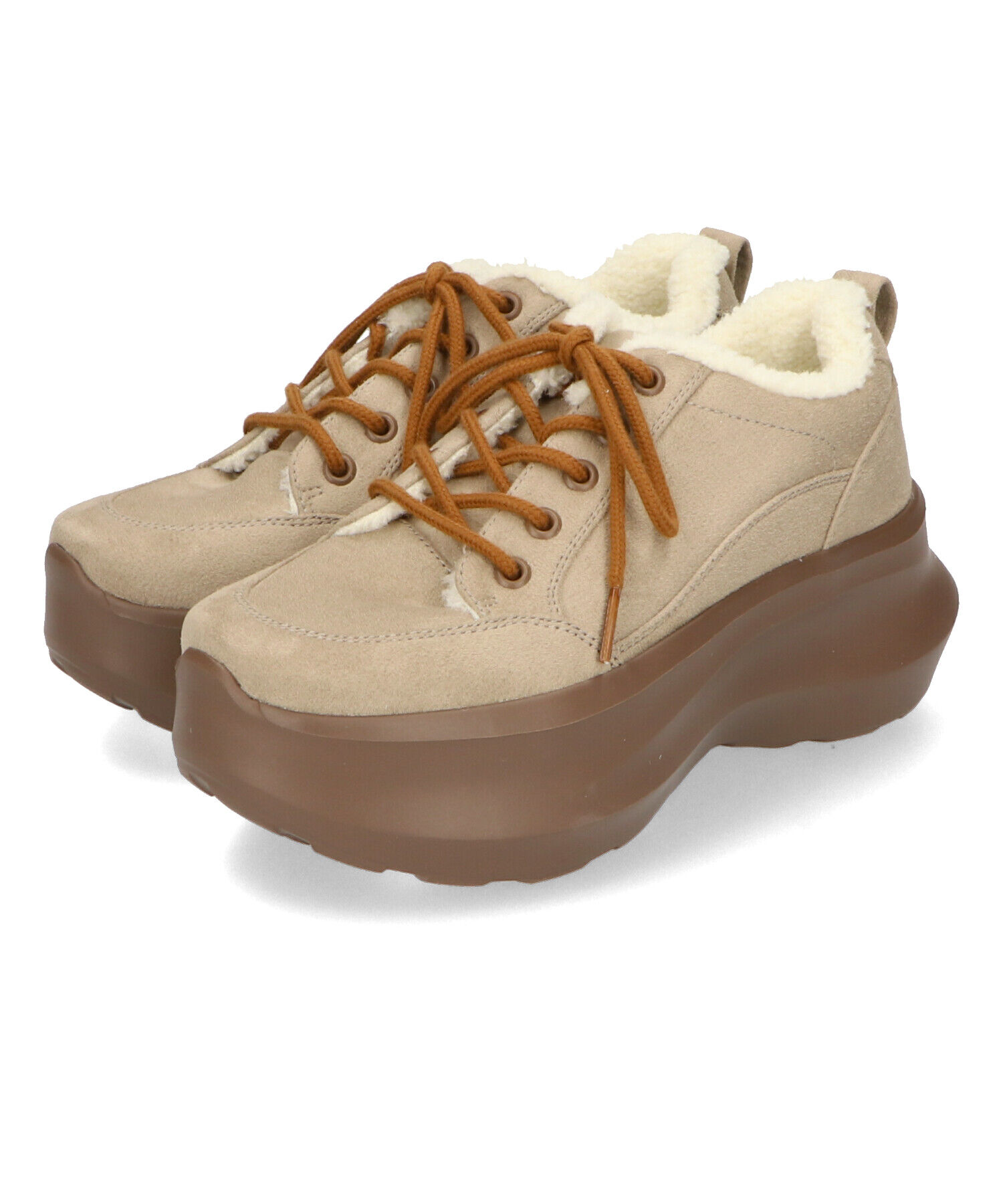 ORiental TRaffic「【 再入荷 】 ボア デザイン 厚底 スニーカー / OT3739」|スニーカー|