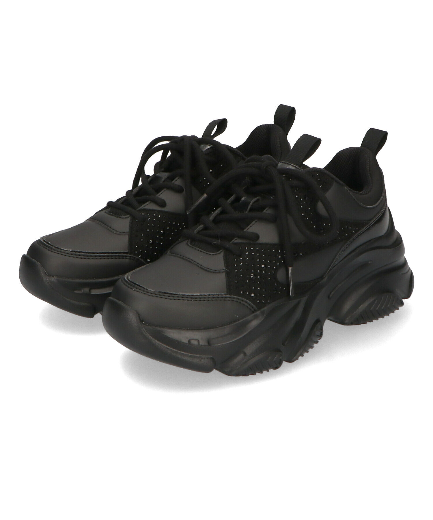 ORiental TRaffic「【アウトレット価格】ラインストーンパーツ厚底スニーカーOT3748」|スニーカー|