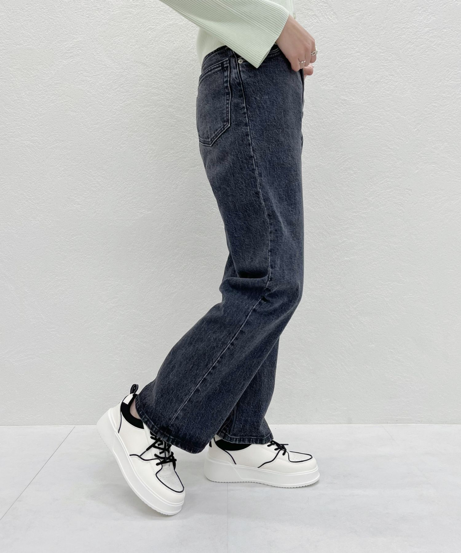 ORiental TRaffic「【新色追加】バイカラー ボリュームソール スニーカー /OT3750 厚底  クッション 軽量」|スニーカー|