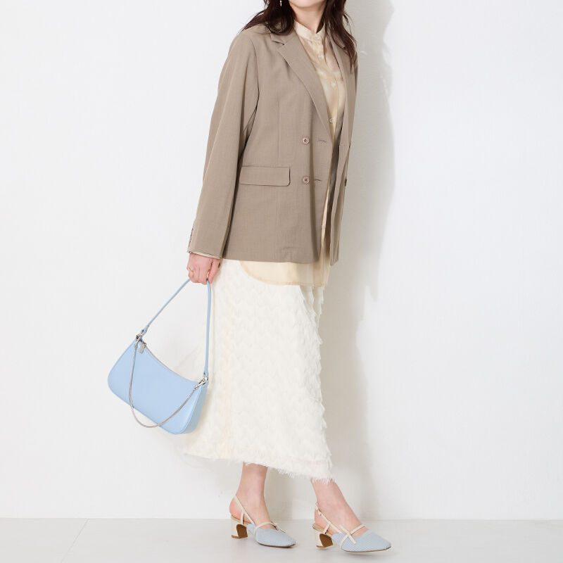 ORiental TRaffic「リブニット細ストラップパンプス/51114 人気 トレンド 売れてる パンプス ニット」|パンプス|