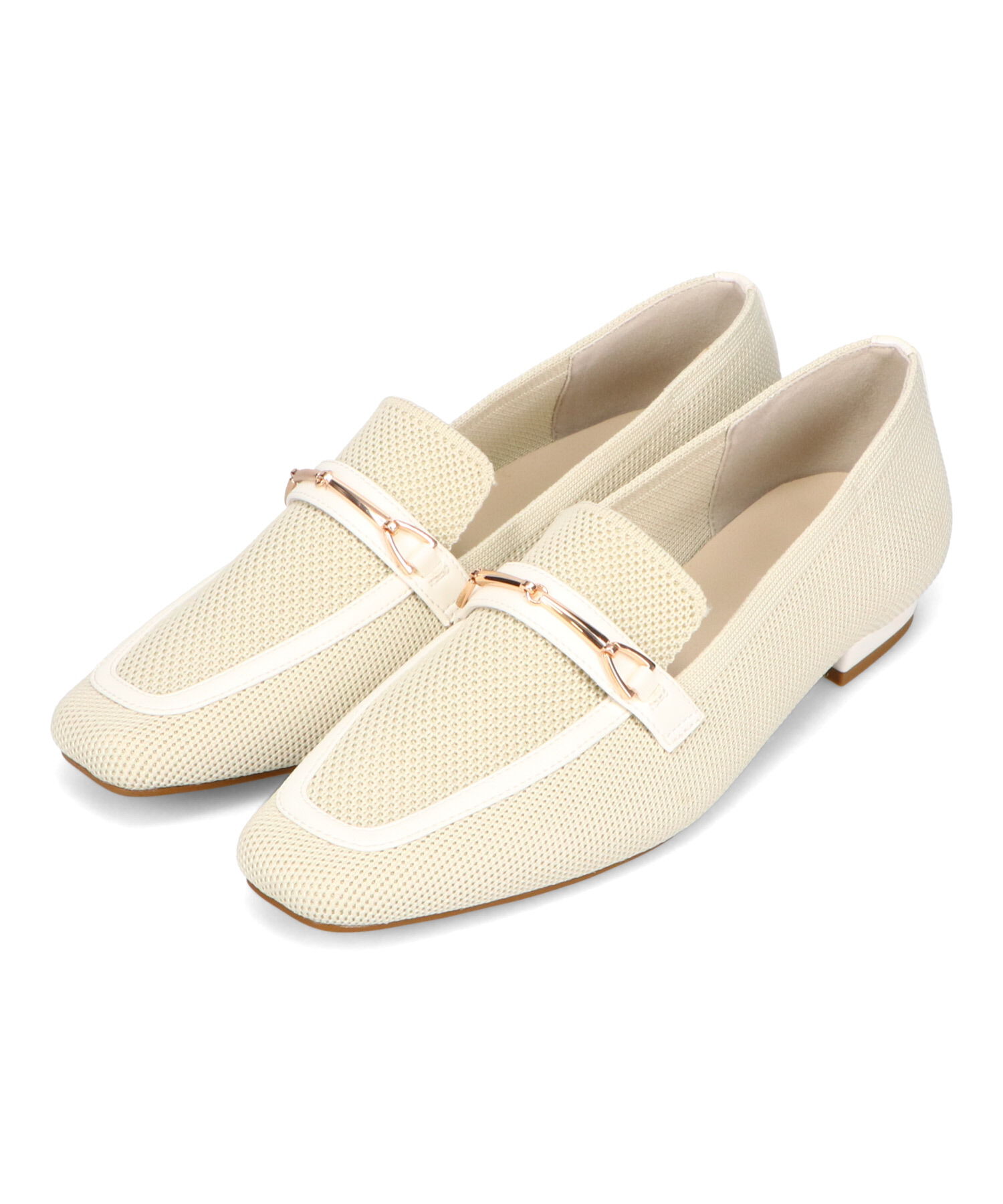 WA Oriental TRaffic「ビットモチーフニットローファー/52102 ローファー 軽い ニット 人気 トレンド 売れてる」|パンプス|