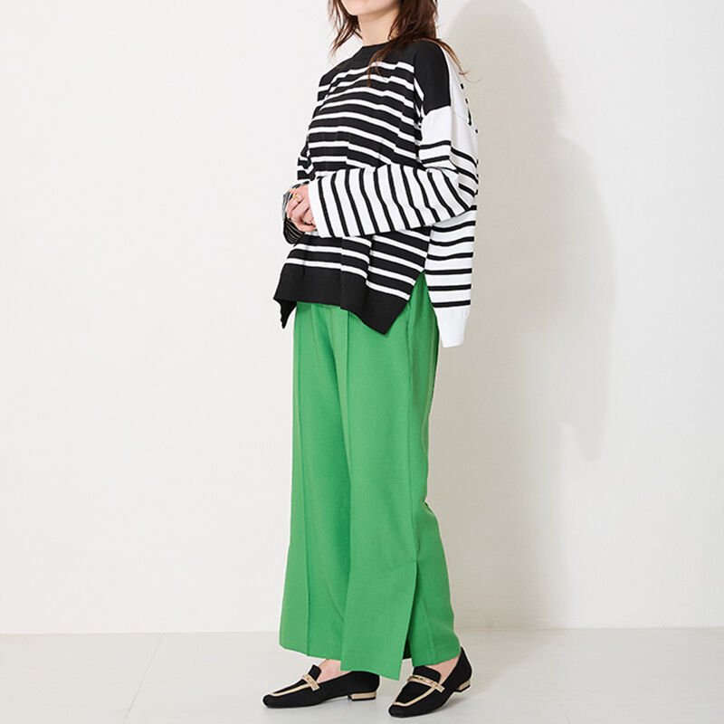 WA Oriental TRaffic「ビットモチーフニットローファー/52102 ローファー 軽い ニット 人気 トレンド 売れてる」|パンプス|