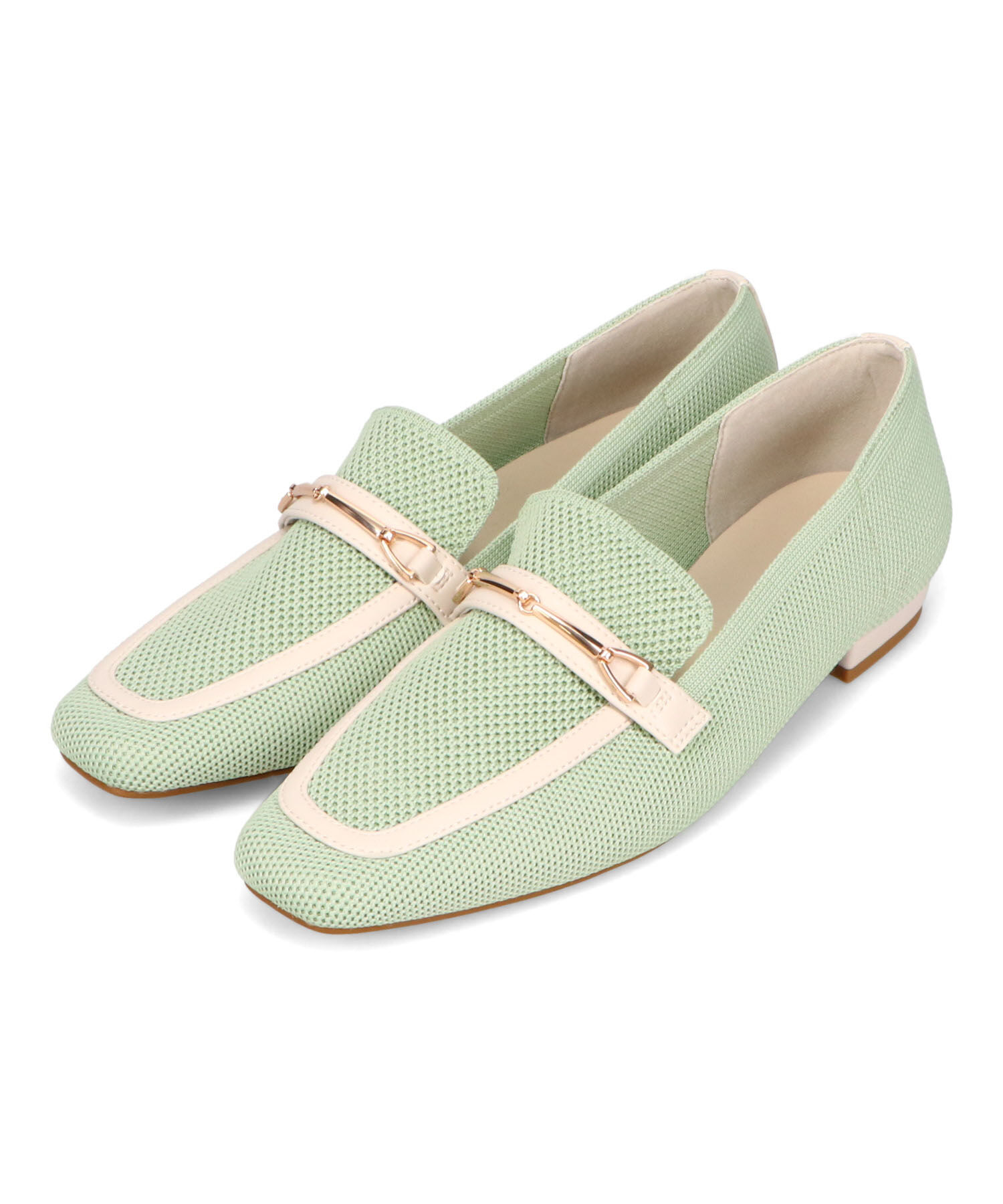 WA Oriental TRaffic「ビットモチーフニットローファー/52102 ローファー 軽い ニット 人気 トレンド 売れてる」|パンプス|