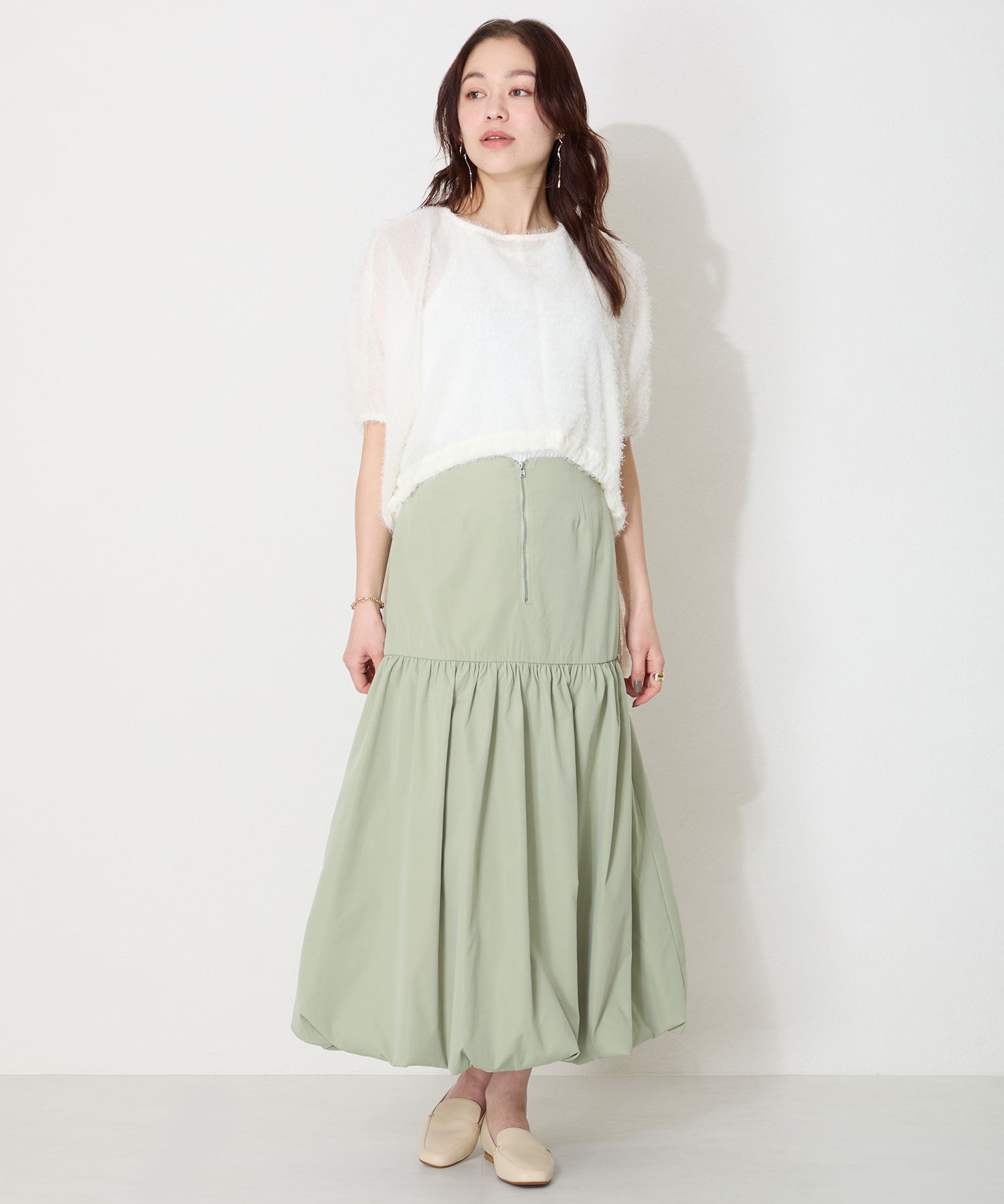 WA Oriental TRaffic「【WEB限定/累計1万足突破】メタル アクセント オペラ シューズ /R-4011 パンプス フラット」|パンプス|