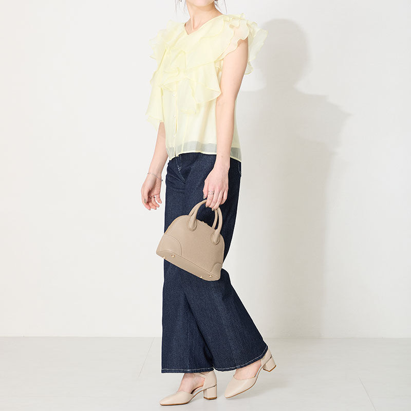 ORiental TRaffic「【WEB限定】アーモンドトゥ セパレートパンプス /55103 ストラップパンプス 太ヒール オフィス」|パンプス|