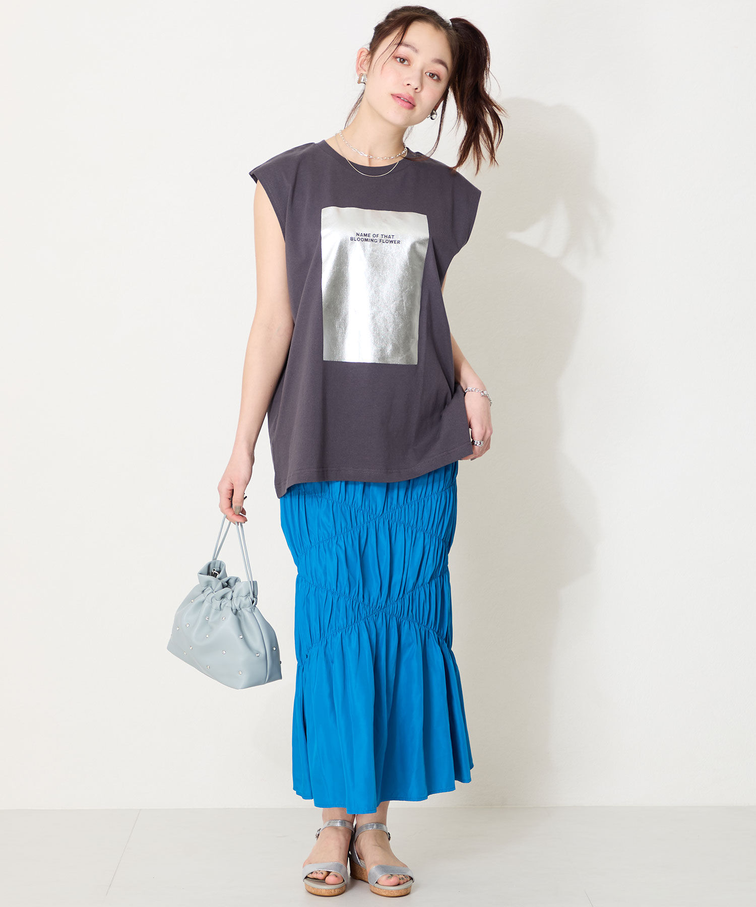 ORiental TRaffic「【WEB限定】ウエッジソールワンベルトサンダル/55203 サンダル 人気 トレンド 売れてる」|サンダル|