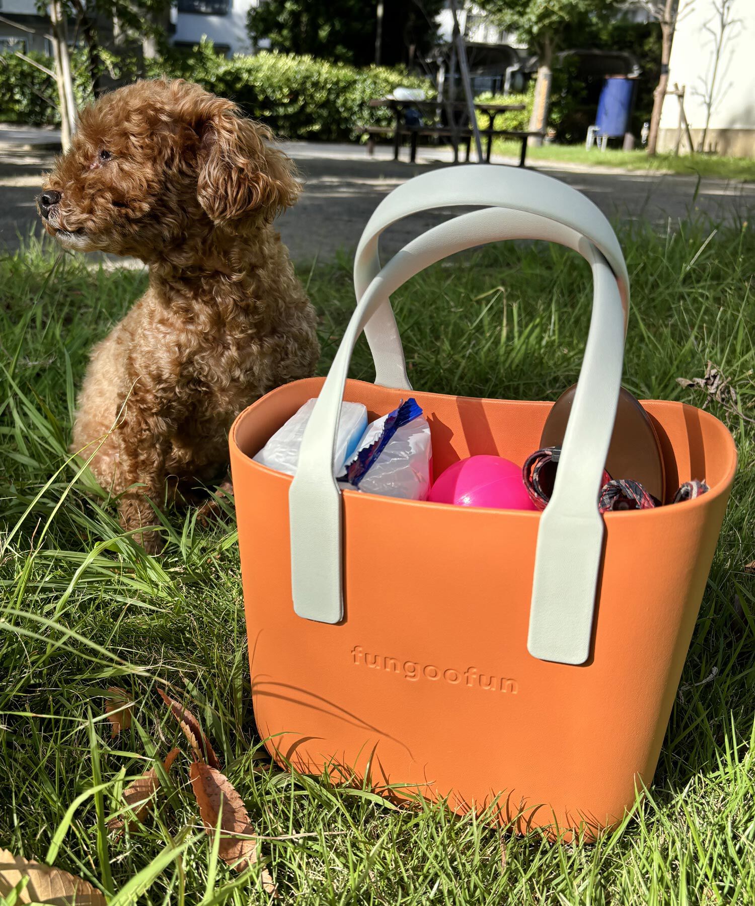 fungoofun「【WEB限定】EVAスクエアトートバッグ/G-0022 ハンドバッグ 軽い 軽量」|ハンドバッグ|