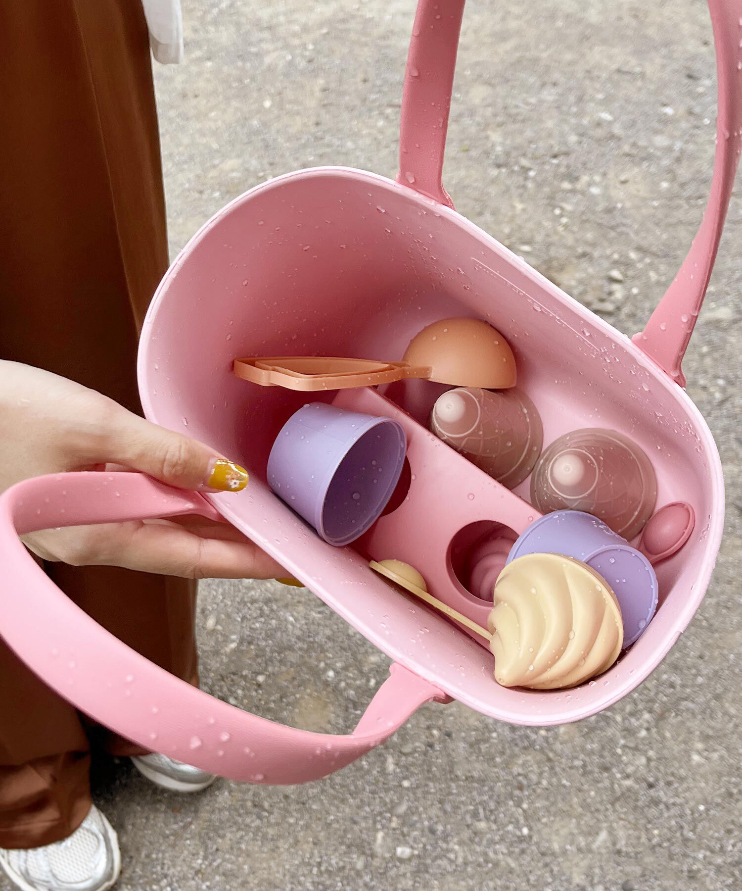 fungoofun「【WEB限定】EVAスクエアトートバッグ/G-0022 ハンドバッグ 軽い 軽量」|ハンドバッグ|