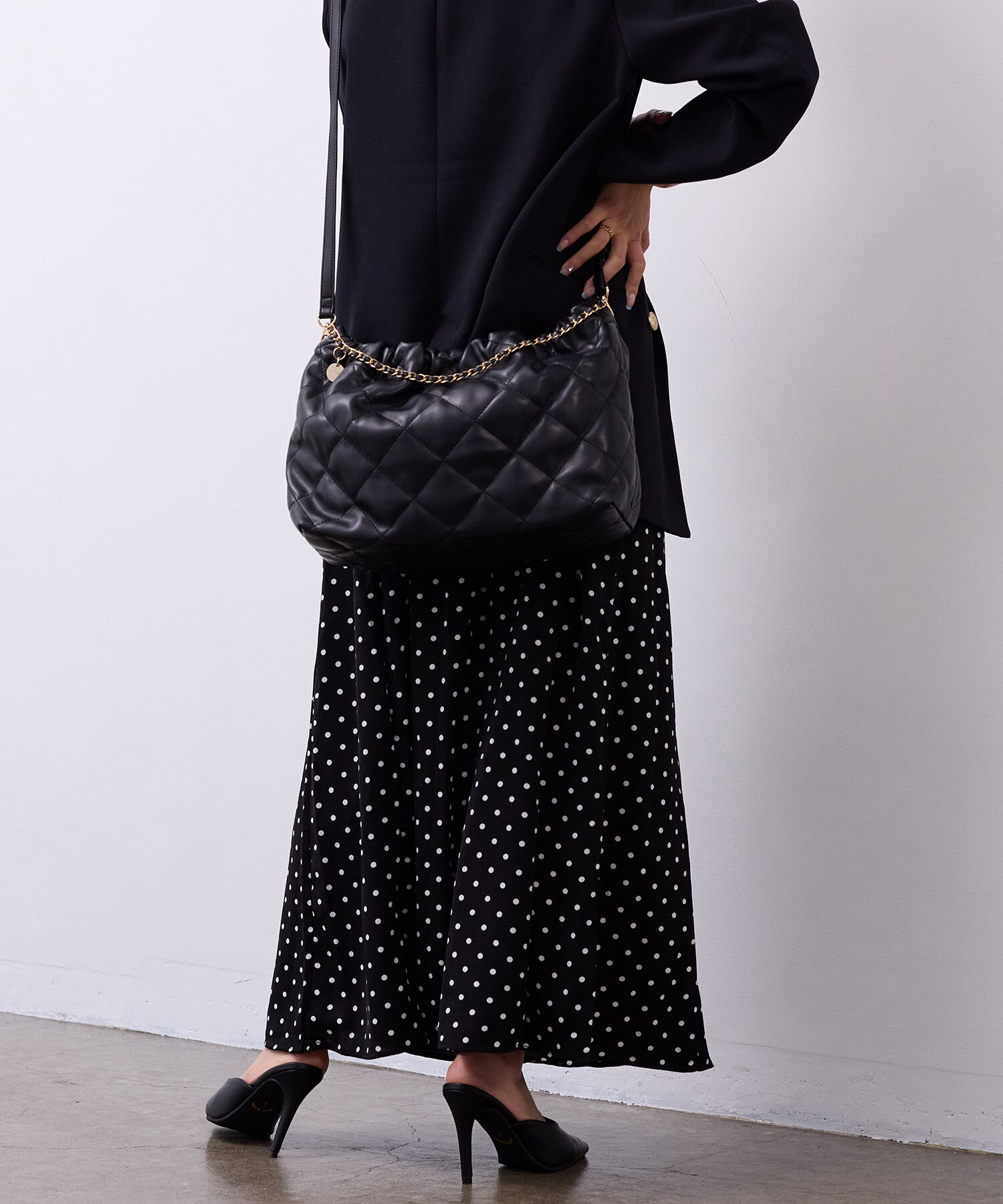 TOPKAPI TREASURE「【TREASURE TOPKAPI】 キルティング チェーン ショルダー バッグ」|ショルダー・メッセンジャー|