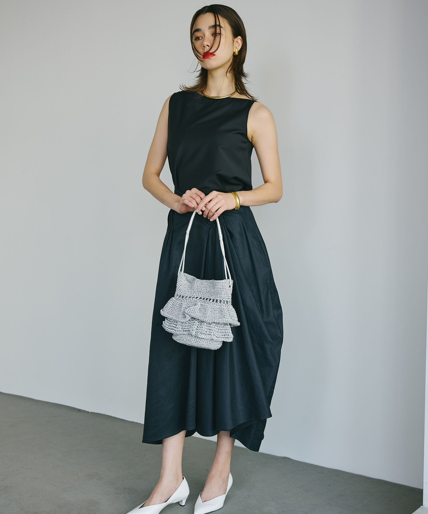 TOPKAPI BREATH「【TREASURE TOPKAPI】メタルコード フリル ショルダーバッグ」|ショルダー・メッセンジャー|