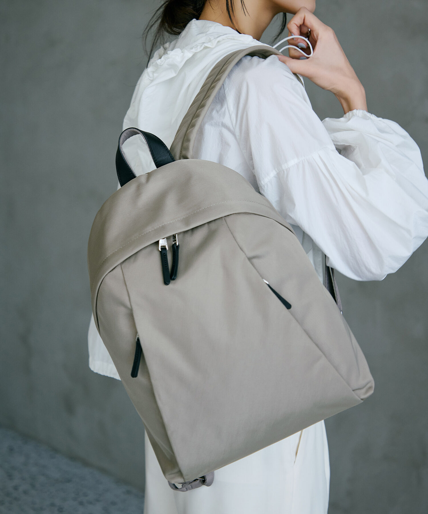 TOPKAPI BREATH「【Breath TOPKAPI】【撥水】マット ナイロン リュック」|リュック|グレー