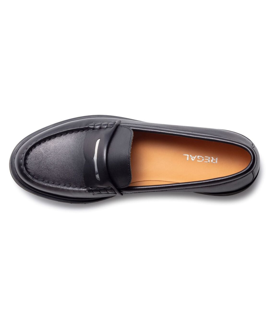 REGAL SHOES「REGAL 【新作】メタルプレートローファー【ヒール30mm】　商品コード：F79RBJ」|ローファー|