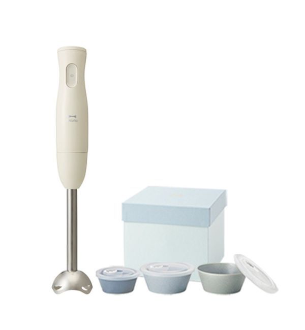 BRUNO「マルチスティックブレンダー＋セラミック保存容器 セット」|電化製品|アイボリー