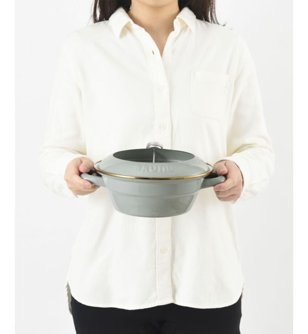 BRUNO「ホーロー天ぷら鍋 20cm」|食器・キッチングッズ|