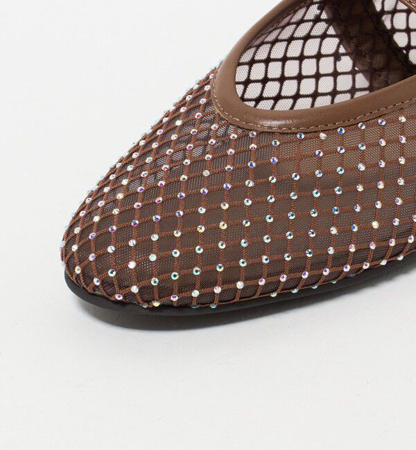 ODETTE E ODILE「メリージェーンビジュー フラット10&uarr;」|パンプス|