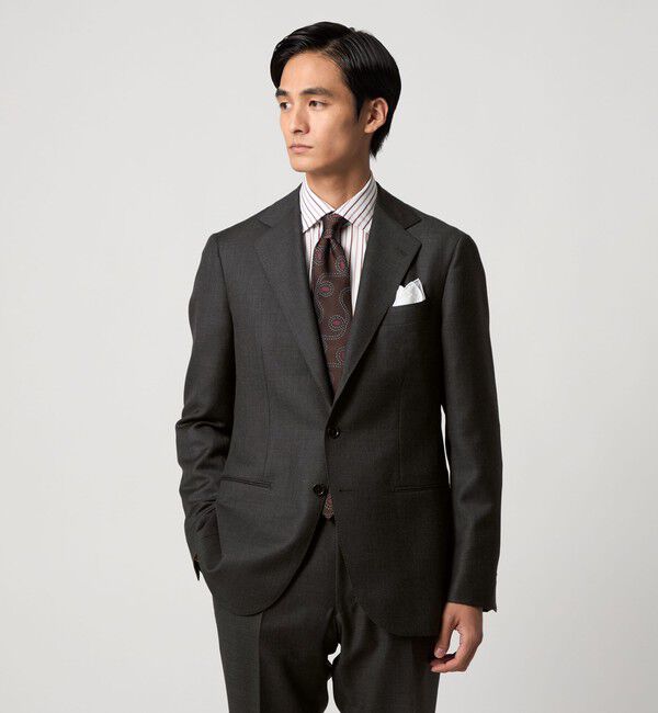 UNITED ARROWS「ウールモヘヤ ツイル シングル 3ボタン スーツ S‐MODEL」|スーツ|