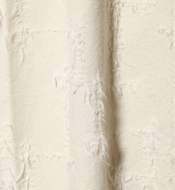 UNITED ARROWS「ジャガード タック ワイドパンツ ‐ウォッシャブル‐」|チノ|