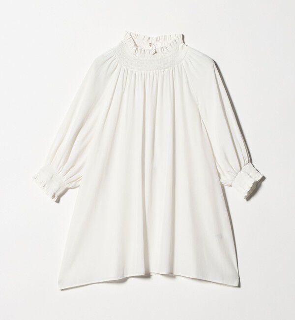 UNITED ARROWS「シャーリング ハイネック シャツ ブラウス」|シャツ・ブラウス|