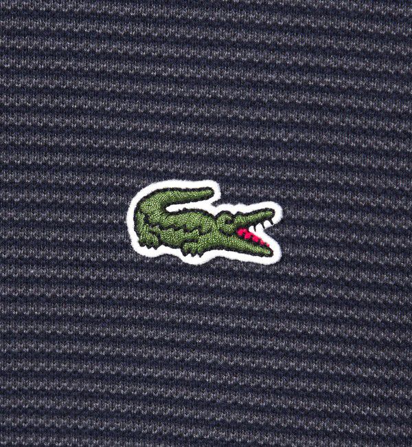 UNITED ARROWS「【別注】＜LACOSTE＞ボーダー クルーネック  Tシャツ」|Tシャツ・カットソー|