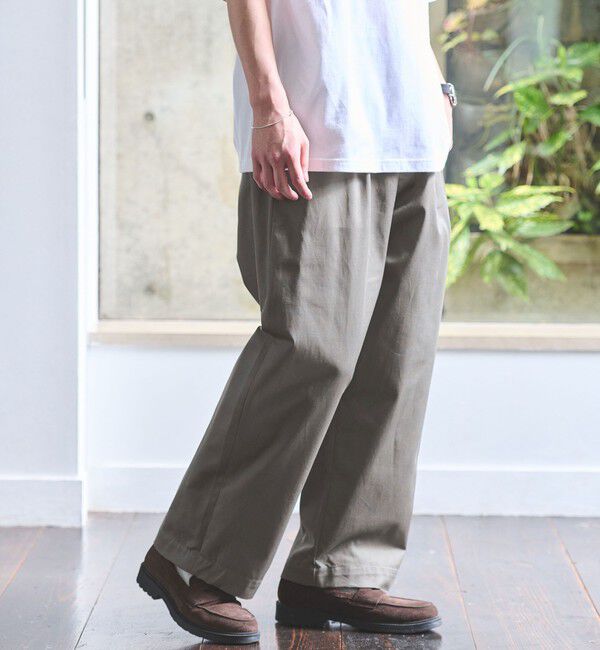 UNITED ARROWS green label relaxing「【WEB限定】＜3/2 WORKS＞GLR ワイドチノ チノパンツ」|チノ|