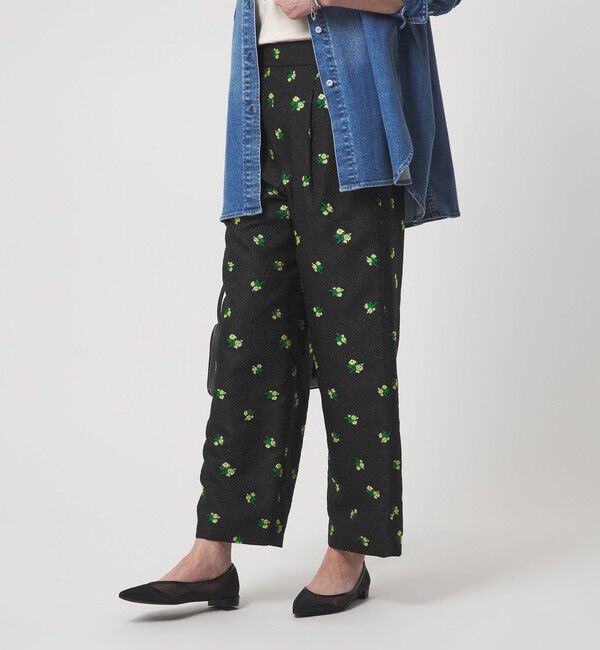 UNITED ARROWS green label relaxing「フラワー ジャガード パンツ」|その他|