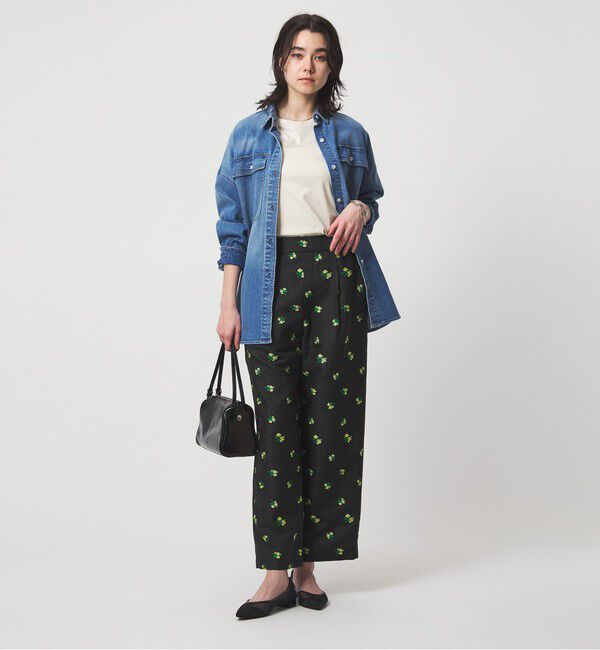 UNITED ARROWS green label relaxing「フラワー ジャガード パンツ」|その他|