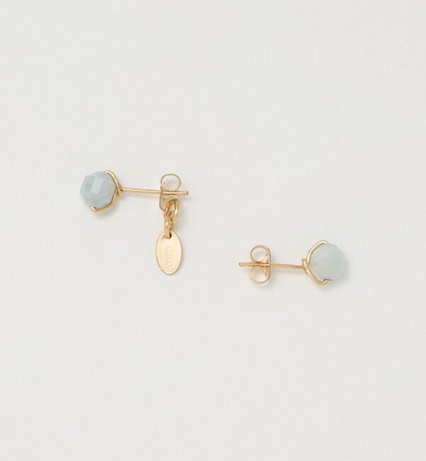 UNITED ARROWS green label relaxing「＜TARBAY＞ ピアス（Aquamarine）」|ピアス|LT.BLUE