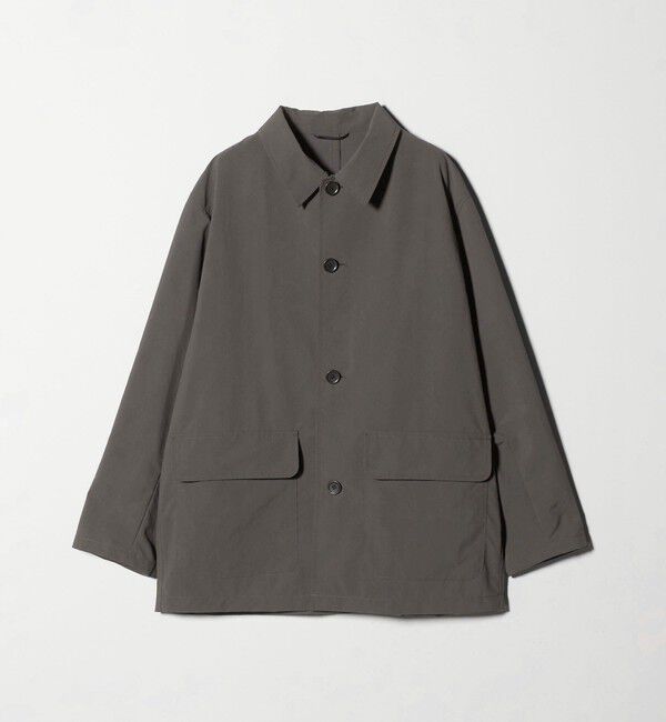 UNITED ARROWS green label relaxing「DICROS ミドル フード ステンカラー コート -撥水-」|ステンカラーコート|