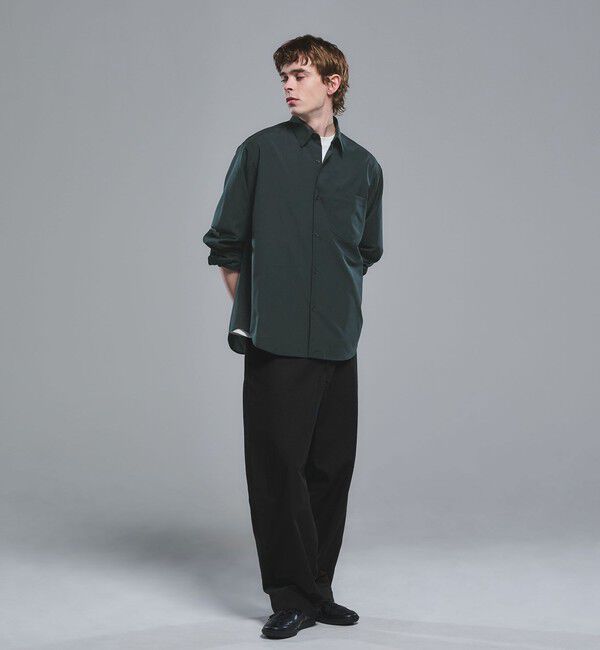 UNITED ARROWS green label relaxing「ウォッシャブル トロ ジャストルーズ シャツ -ストレッチ-」|シャツ・ブラウス|
