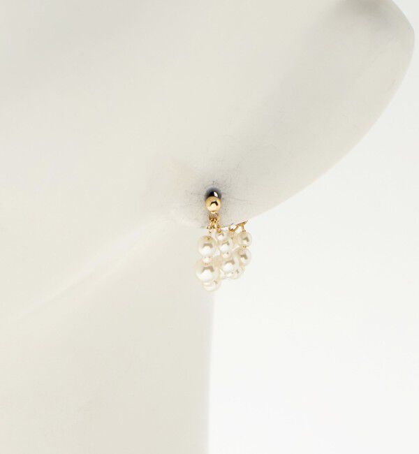 UNITED ARROWS green label relaxing「ミニフェイクパール ピアス」|ピアス|