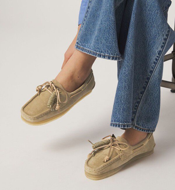 UNITED ARROWS green label relaxing「【国内EXCLUSIVEカラー】＜Clarks Originals＞ GODNEY BOATシューズ」|スニーカー|